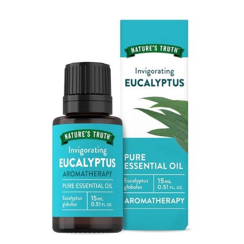 Huile essentielle d'eucalyptus pour diffuseur, aromathérapie et massage NATURE'S TRUTH, 15ml